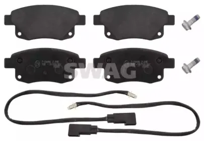 Комплект тормозных колодок, дисковый тормоз SWAG купить